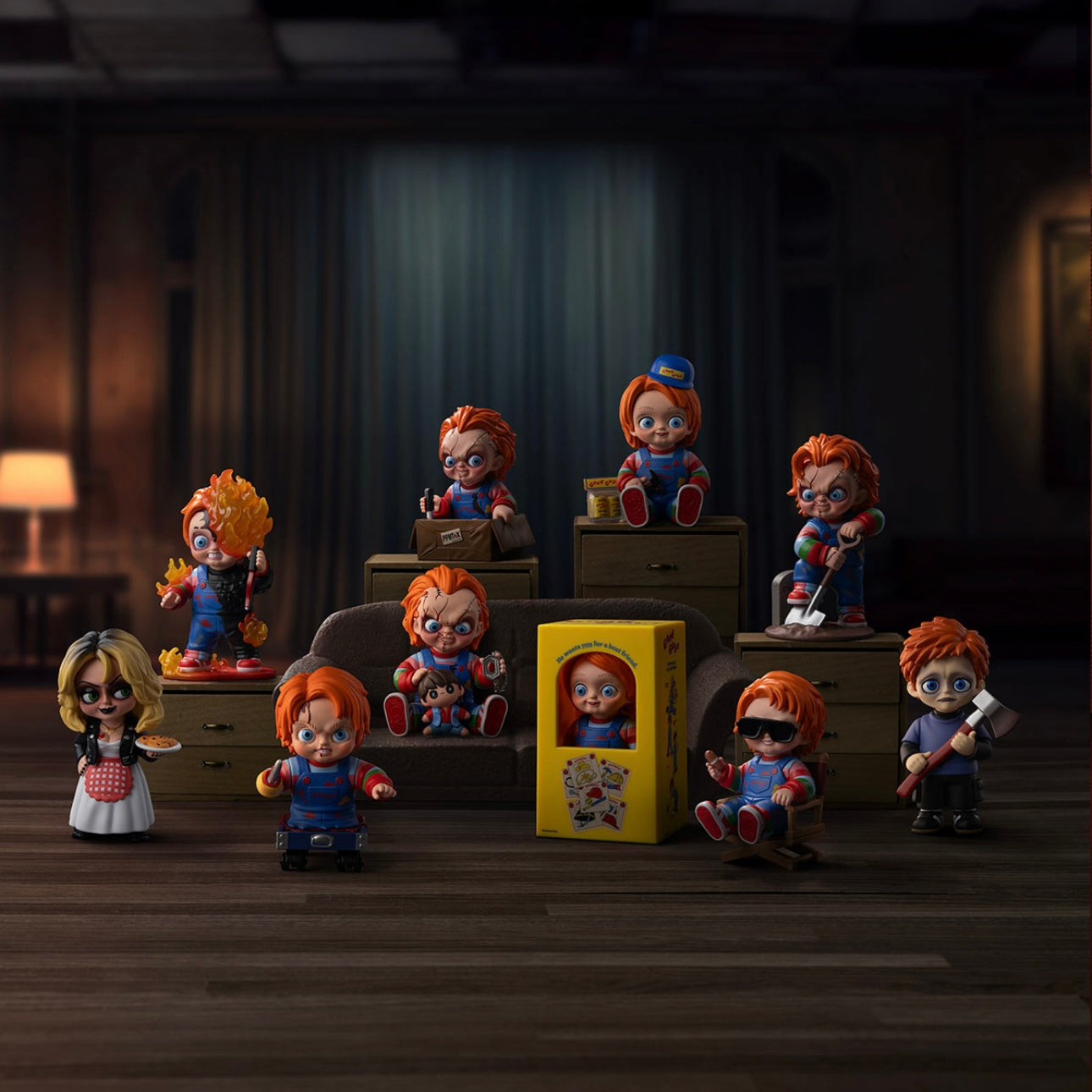 Chucky Franchise Series Figures