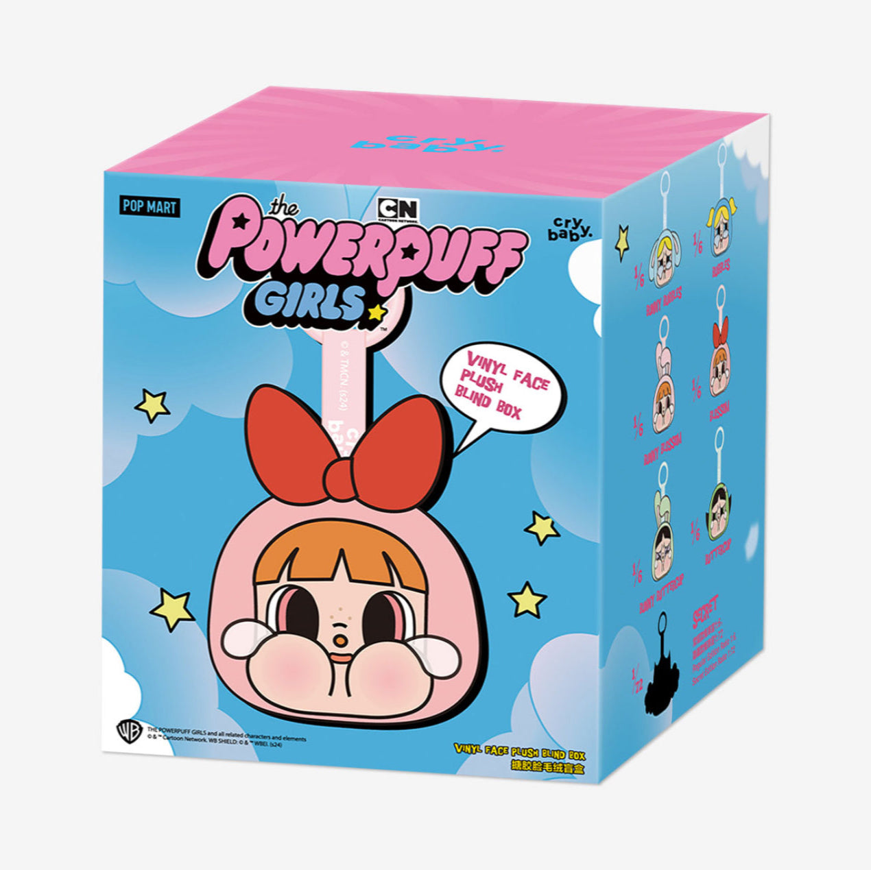CRYBABY x Powerpuff Girls Series-Vinyl Face Plush Blind Box POP MART