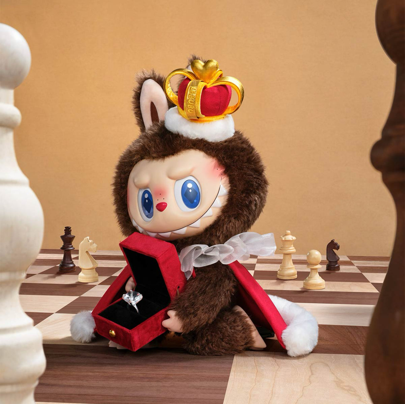 THE MONSTERS Let's Checkmate Series-Vinyl Plush Doll