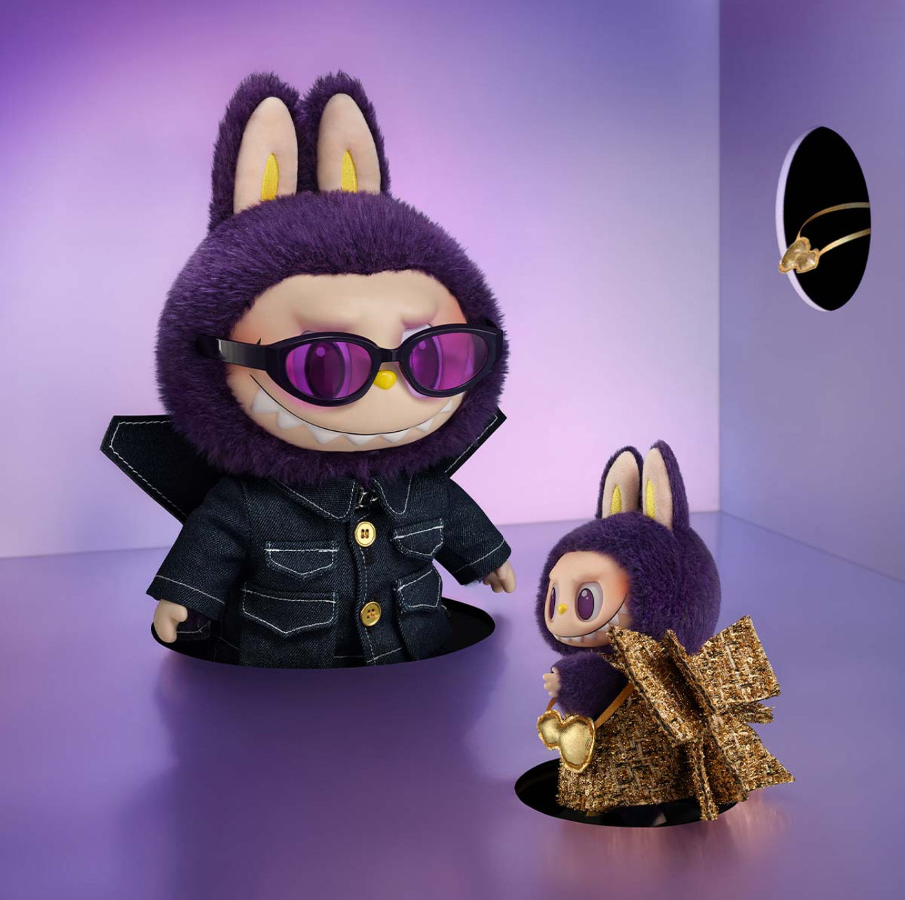 LABUBU x PRONOUNCE - WINGS OF FORTUNE Vinyl Plush Hanging Card POP MART Labubu
