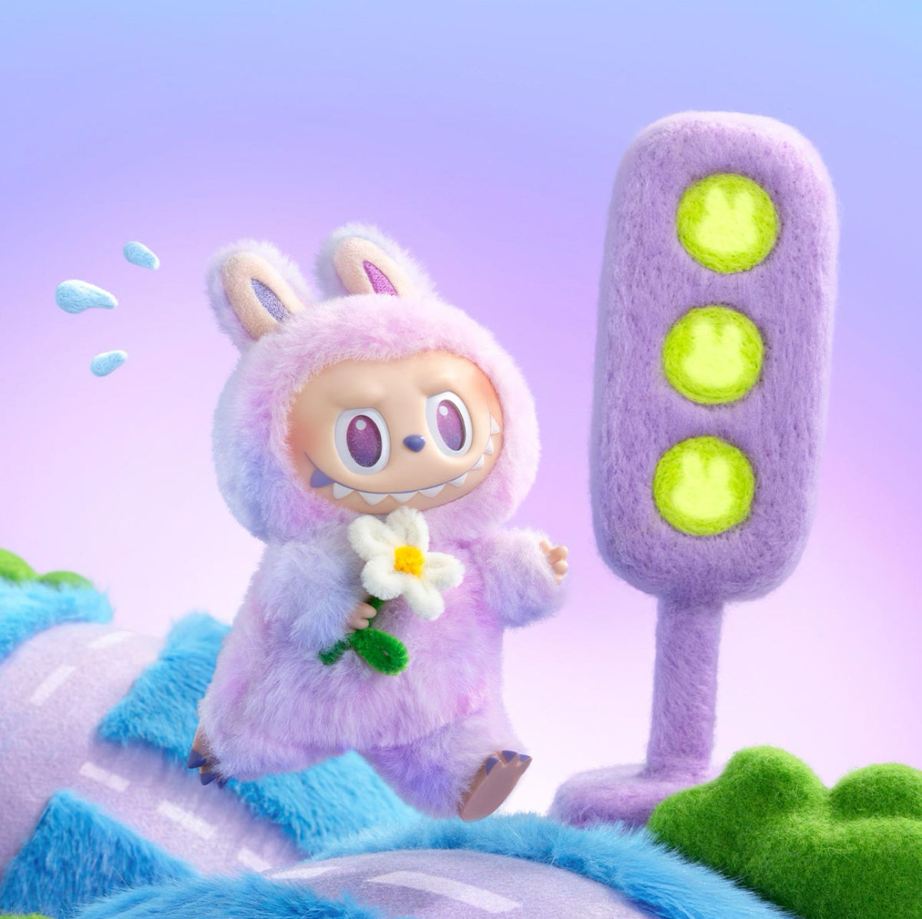 POP MART Labubu THE MONSTERS Big into Energy Series-Vinyl Plush Pendant Blind Box